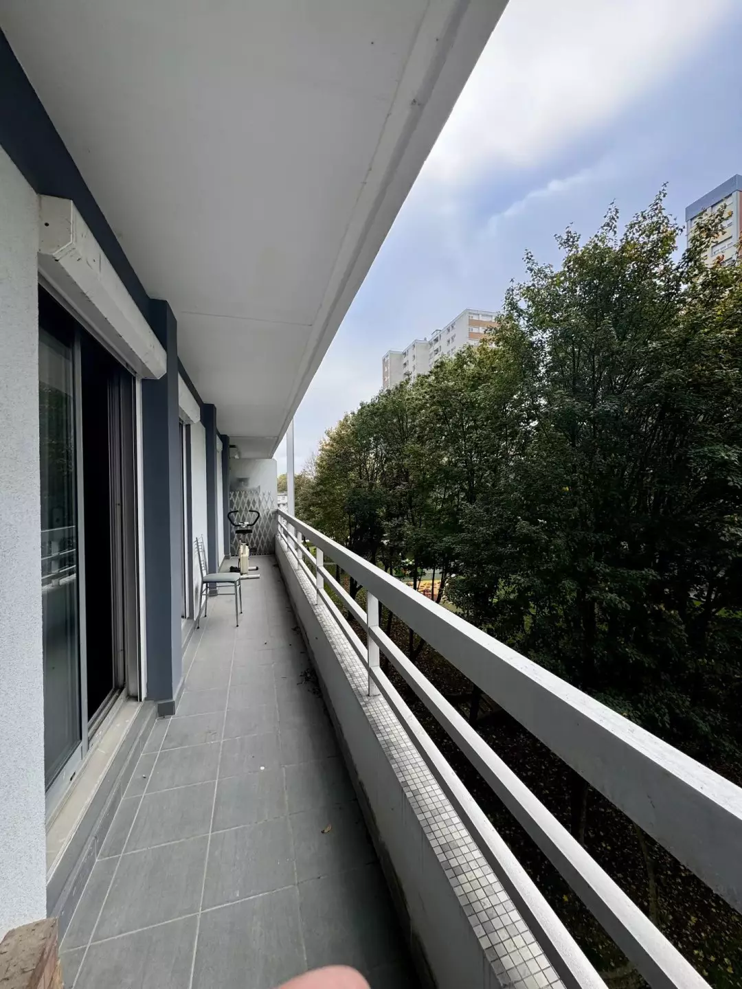 Balcon de l'appartement à vendre à Montreuil