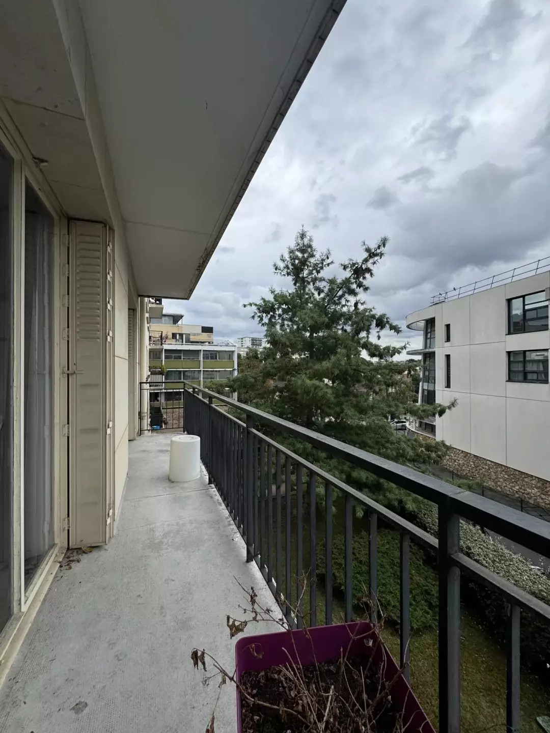 Balcon de l'appartement à vendre à Colombes 92