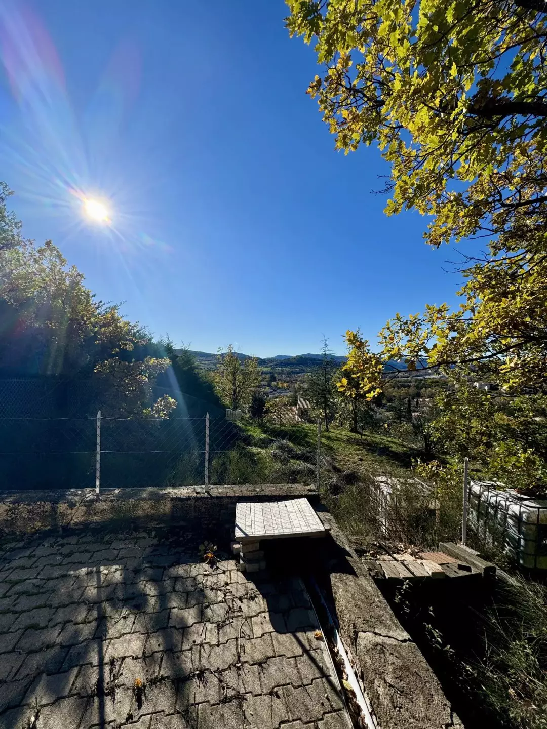 Terrasse de la maison à vendre à Digne-les-Bains