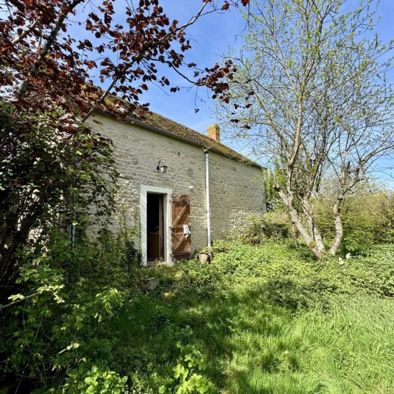 Entrée arrière de la maison à vendre à Neuilly-le-Bisson